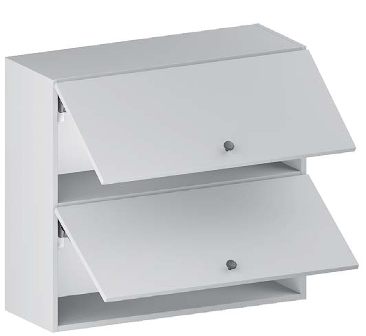 WALL CABINET. Small stay lift system (AVENTOS HK-S) - stay lift system (AVENTOS HK), 2 doors